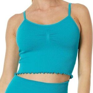 SPIRITUAL GANGSTER Hart Seamless Crop Tank Capri Blue M/L EUC